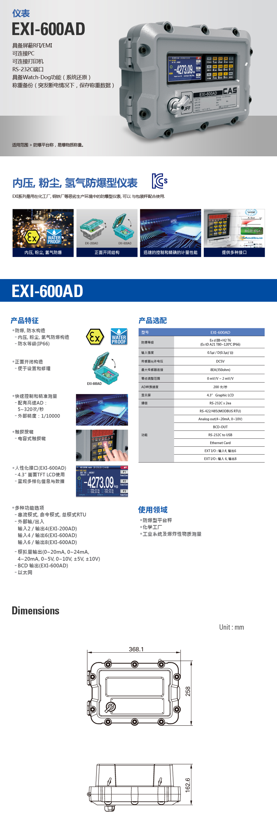 EXI-600AD 防爆儀表(圖1)